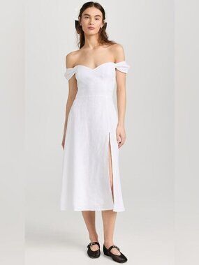 reformation freda linen dress Reformation Frieda Linen Dress